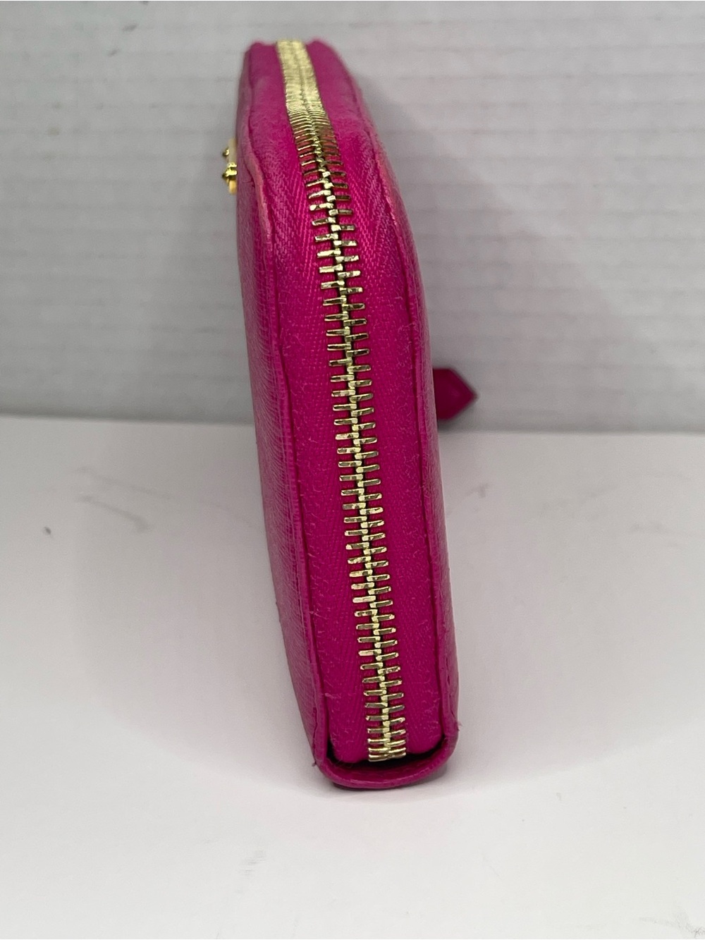 Fendi Pink Saffiano Leather Long Zippy Wallet With Dust Bag - Picture 5 of 16